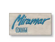 Miramar College embroidery by Crittenden Creative, Inc. (CCI) San Diego